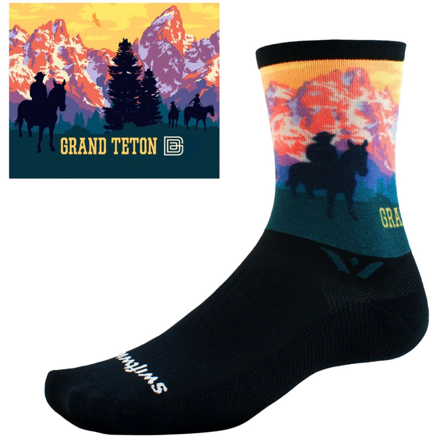Swiftwick Vision Six Impression National Park Socks_1300511