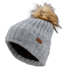 Fly Racing Women's Snow Pom Beanie - Heather Grey 22-3252 GREY_1302601