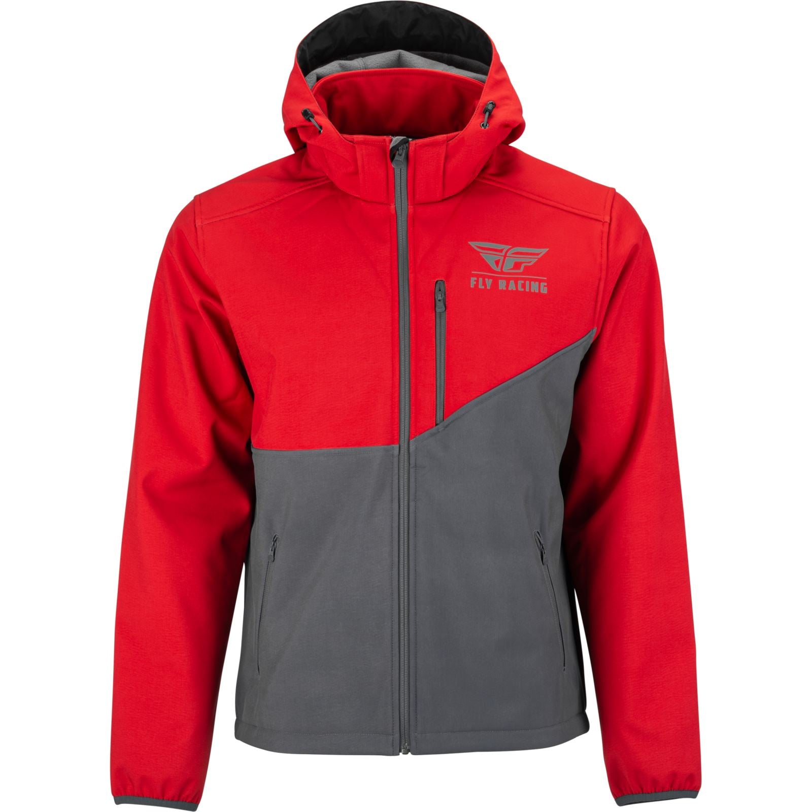 Fly Racing Checkpoint Jacket - Grey/Red_1302598