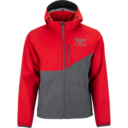 Fly Racing Checkpoint Jacket - Grey/Red_1302598