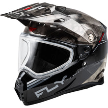 Fly Racing Trekker CW Conceal Helmet Dual Shield - Black/Grey/White_1302716