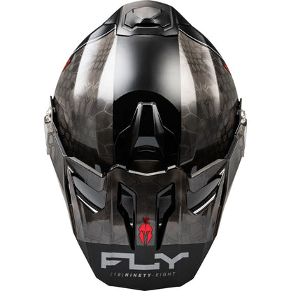 Fly Racing Trekker CW Conceal Helmet Dual Shield - Black/Grey/White_1302718