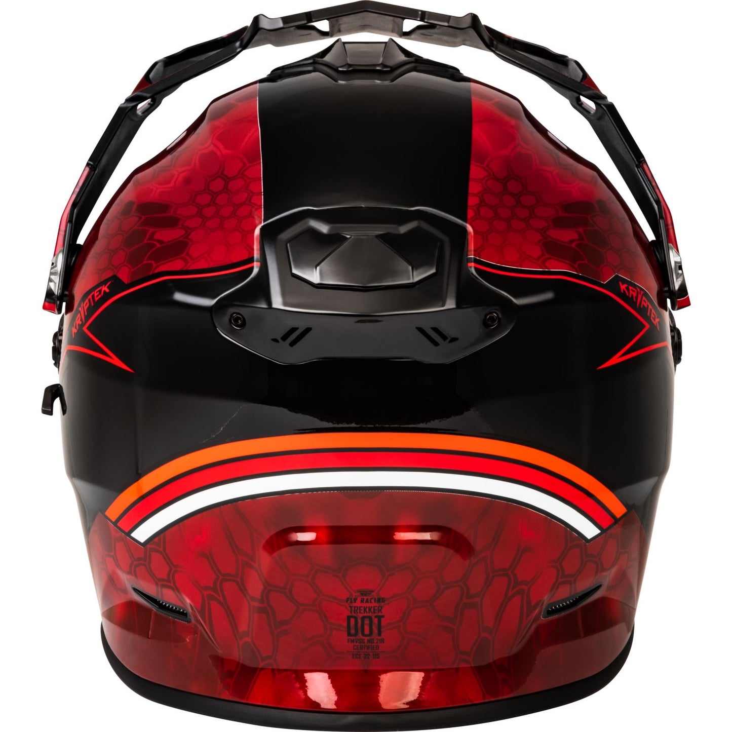 Fly Racing Trekker CW Conceal Helmet Dual Shield - Red/Black_1302791