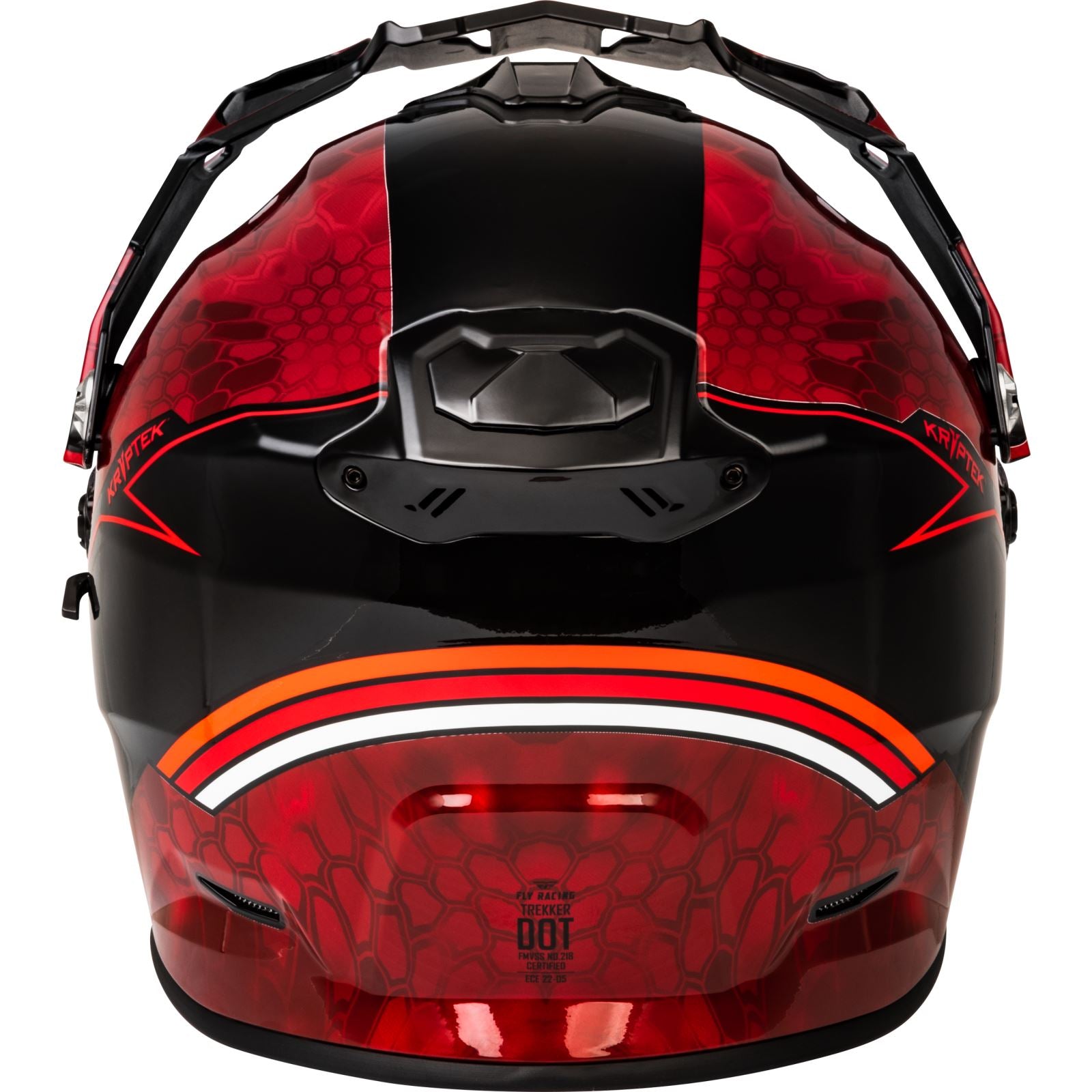 Fly Racing Trekker CW Conceal Helmet Dual Shield - Red/Black_1302791