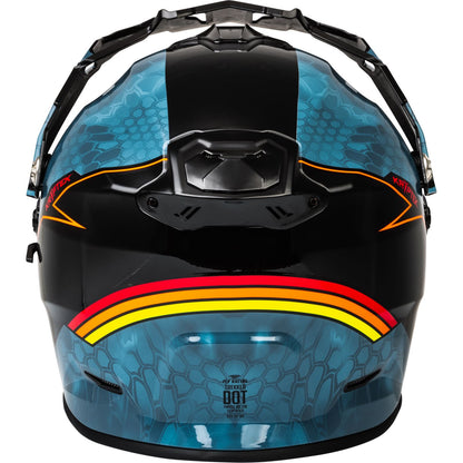 Fly Racing Trekker CW Conceal Helmet Dual Shield - Slate/Black/Red_1302765