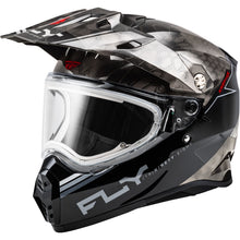 Fly Racing Trekker CW Conceal Helmet Electric Shield - Black/Grey/White_1302838