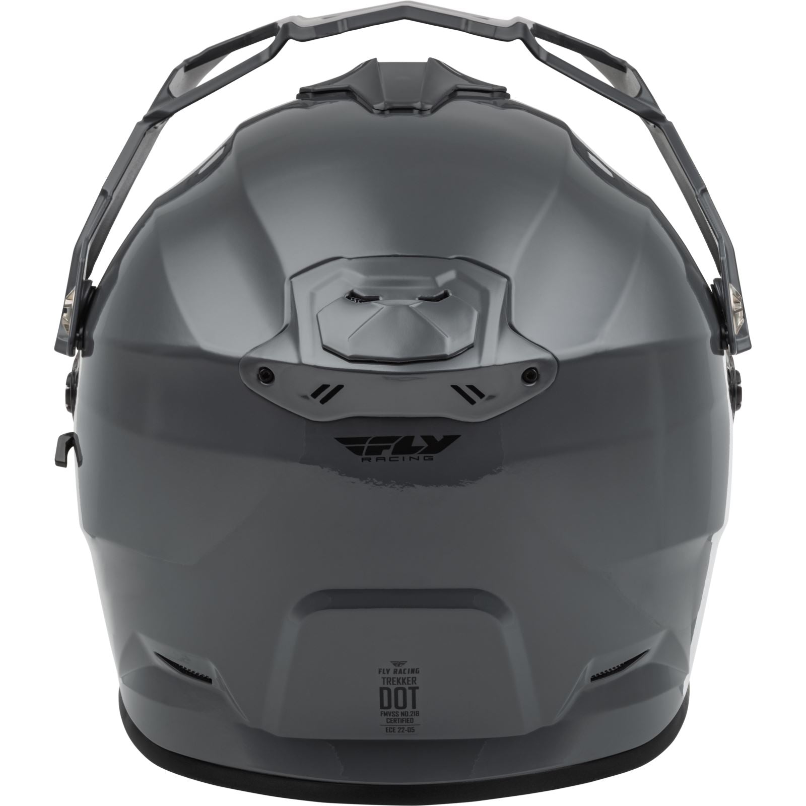 Fly Racing Trekker CW Solid Helmet Dual Shield - Grey_1302861