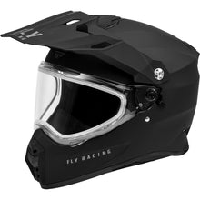Fly Racing Trekker CW Solid Helmet Dual Shield - Matte Black_1302934