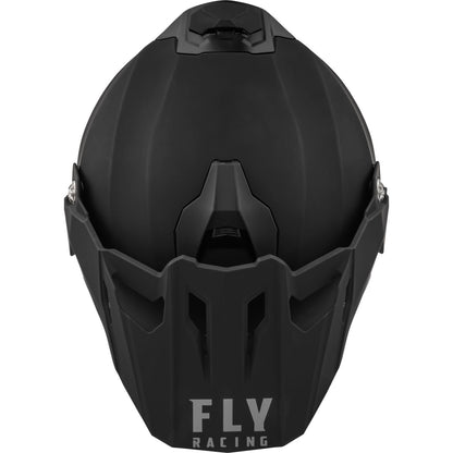 Fly Racing Trekker CW Solid Helmet Dual Shield - Matte Black_1302936