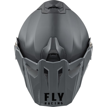 Fly Racing Trekker CW Solid Helmet Electric Shield - Grey_1302910