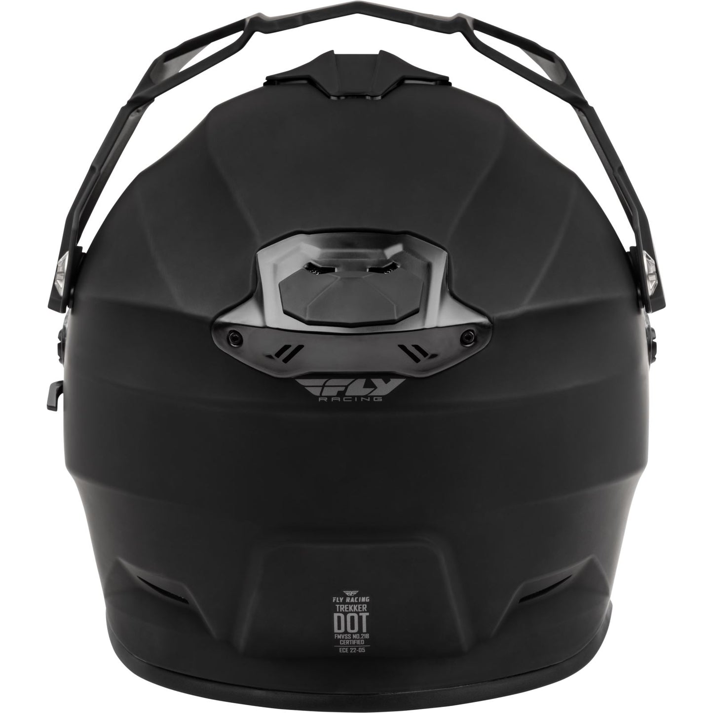 Fly Racing Trekker CW Solid Helmet Electric Shield - Matte Black_1302983