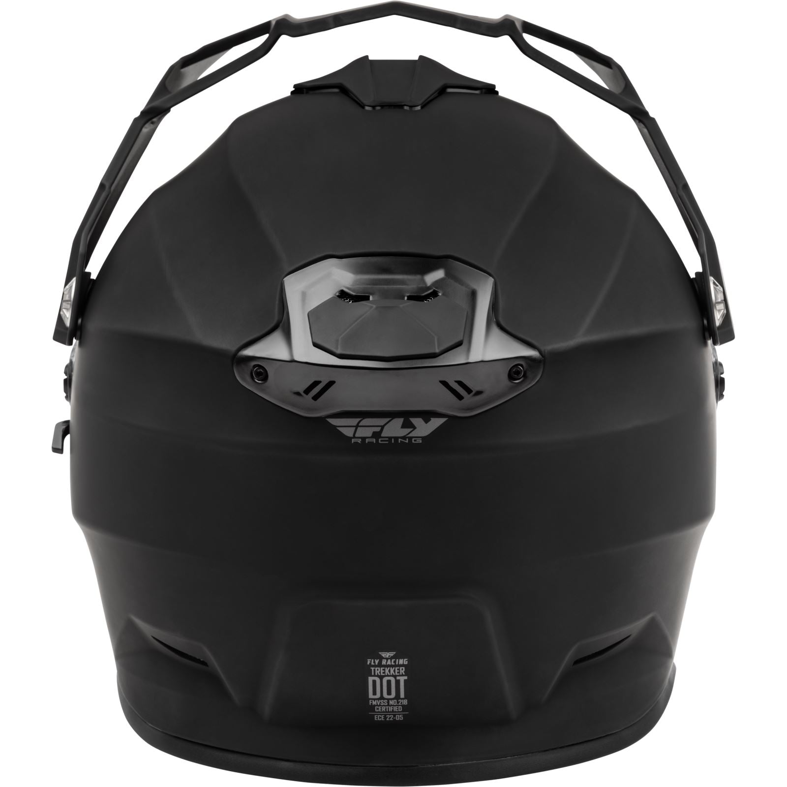 Fly Racing Trekker CW Solid Helmet Electric Shield - Matte Black_1302983