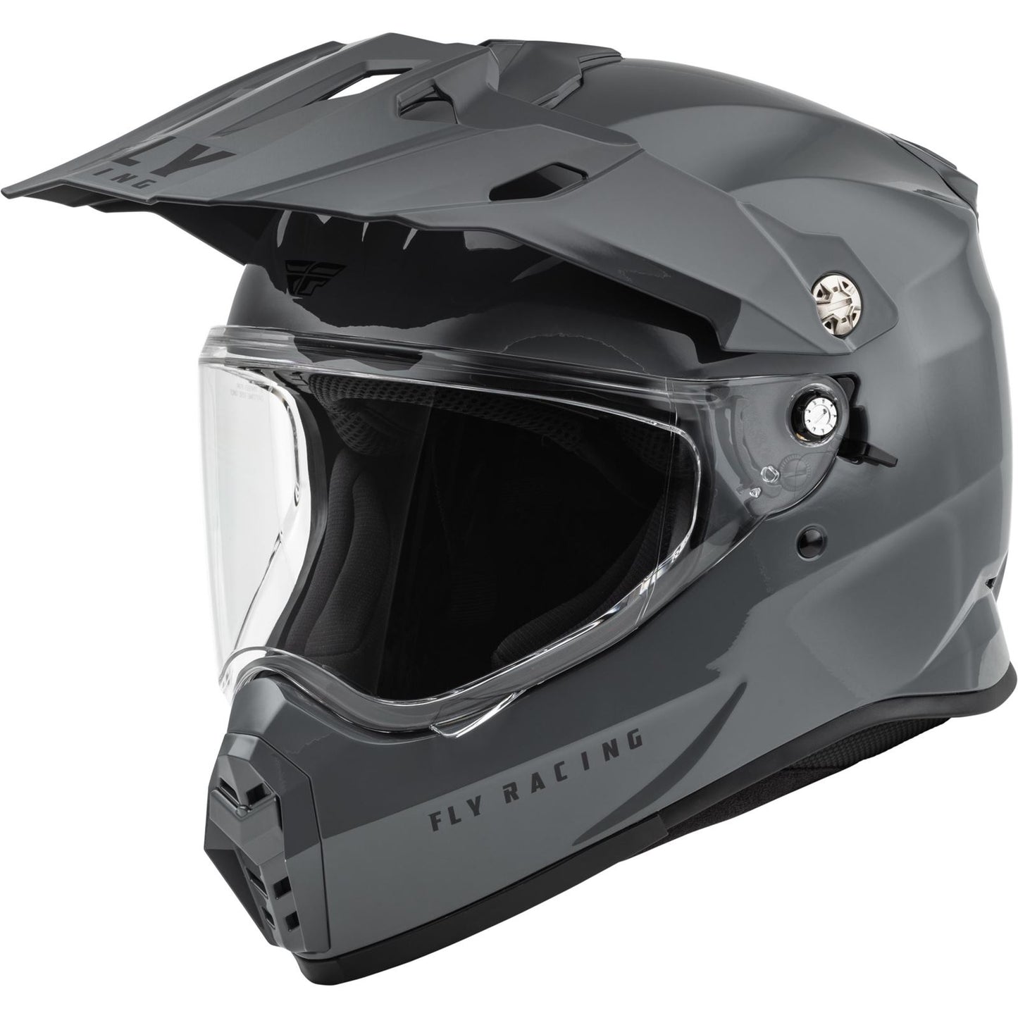 Fly Racing Trekker Solid Helmet - Grey - Small [MPN: 73-7035S]_1494758