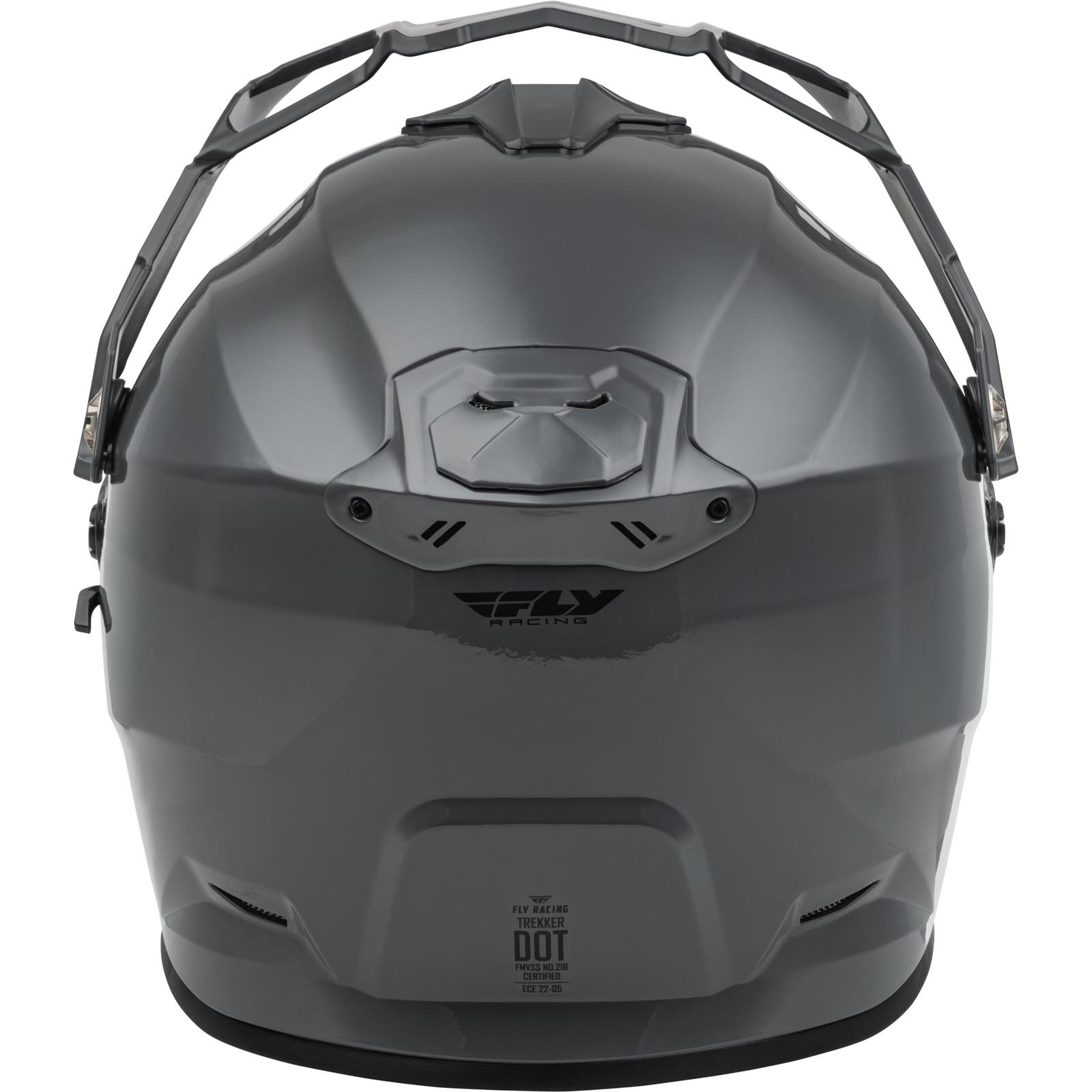 Fly Racing Trekker Solid Helmet - Grey - Small [MPN: 73-7035S]_1494759