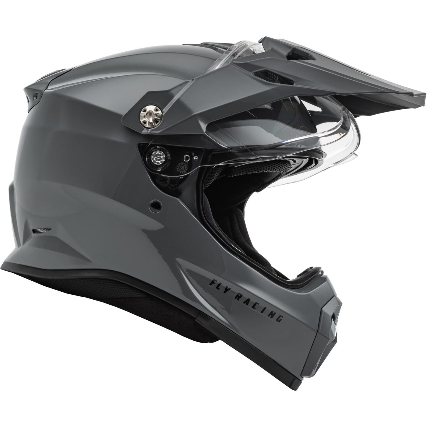 Fly Racing Trekker Solid Helmet - Grey - XS [MPN: 73-7035XS]_1494727