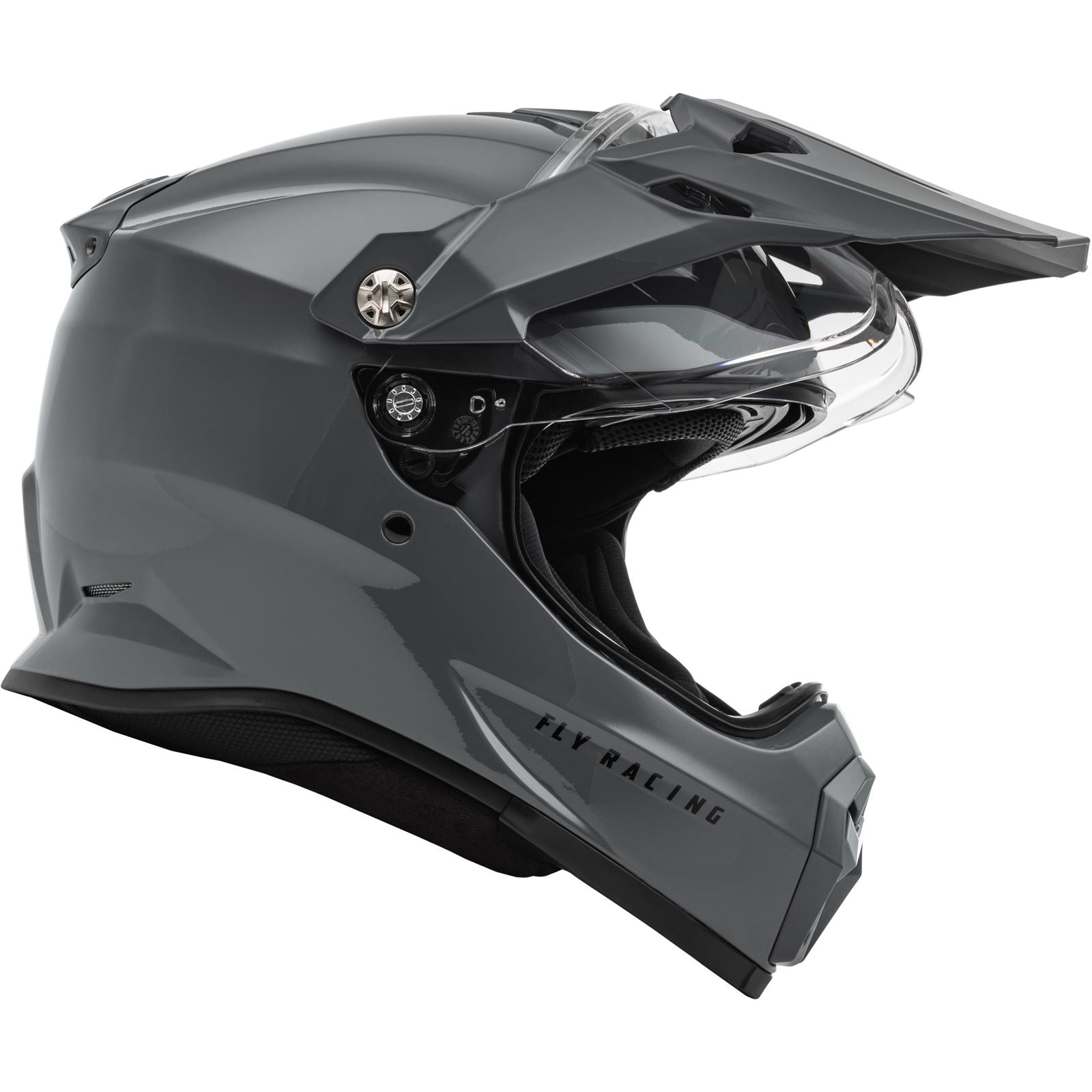 Fly Racing Trekker Solid Helmet - Grey - XS [MPN: 73-7035XS]_1494727