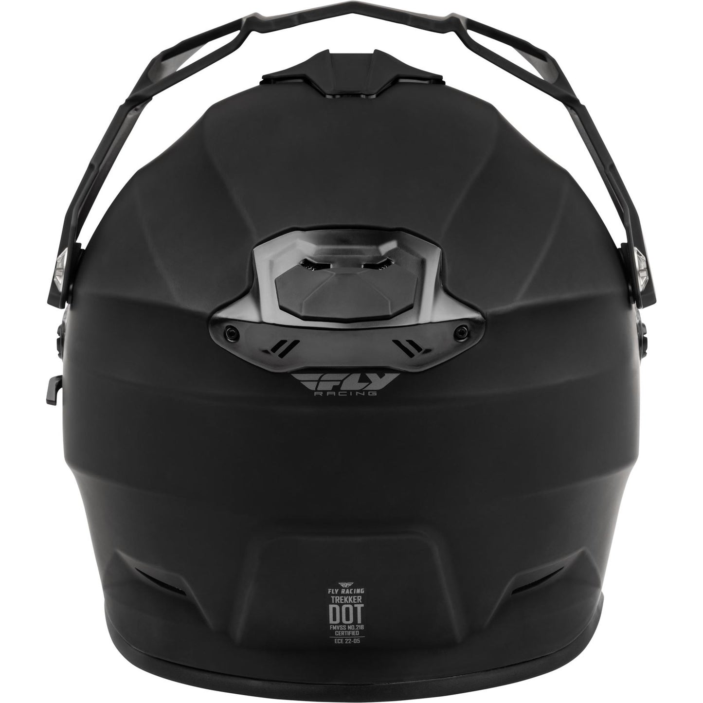 Fly Racing Trekker Solid Helmet - Matte Black_1494804