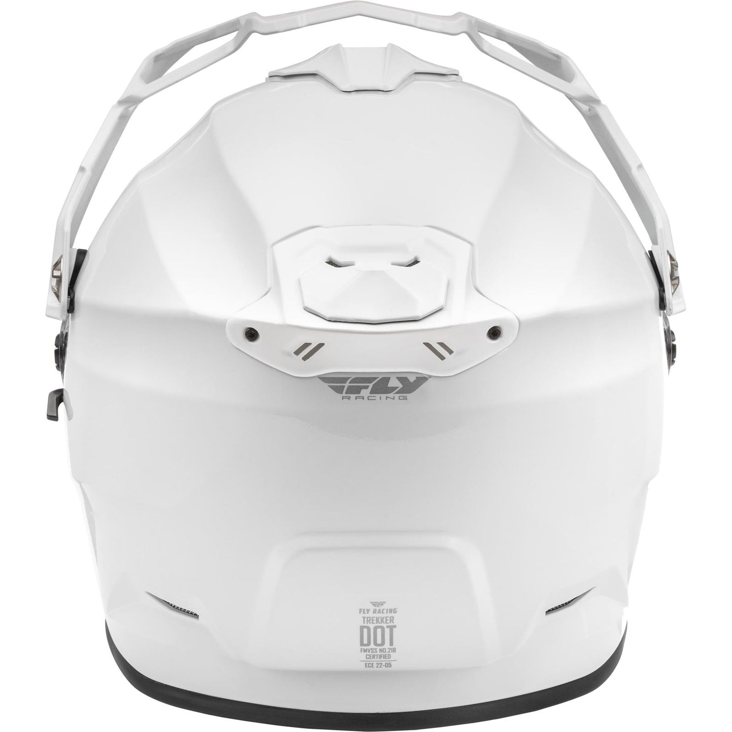 Fly Racing Trekker Solid Helmet - White - XL [MPN: 73-7037X]_1494779