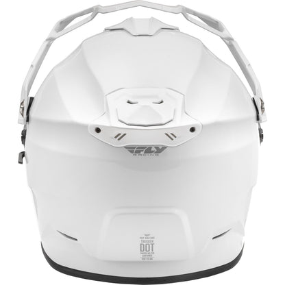Fly Racing Trekker Solid Helmet - White - XL [MPN: 73-7037X]_1494779