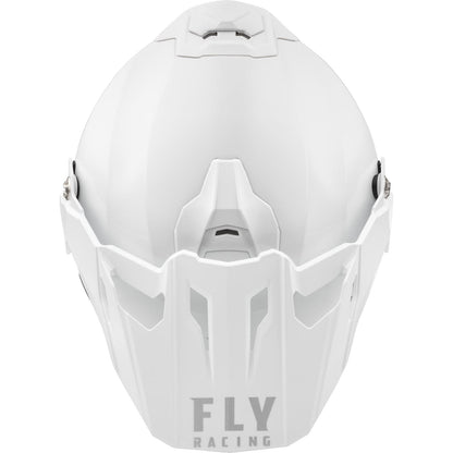 Fly Racing Trekker Solid Helmet - White - XL [MPN: 73-7037X]_1494781