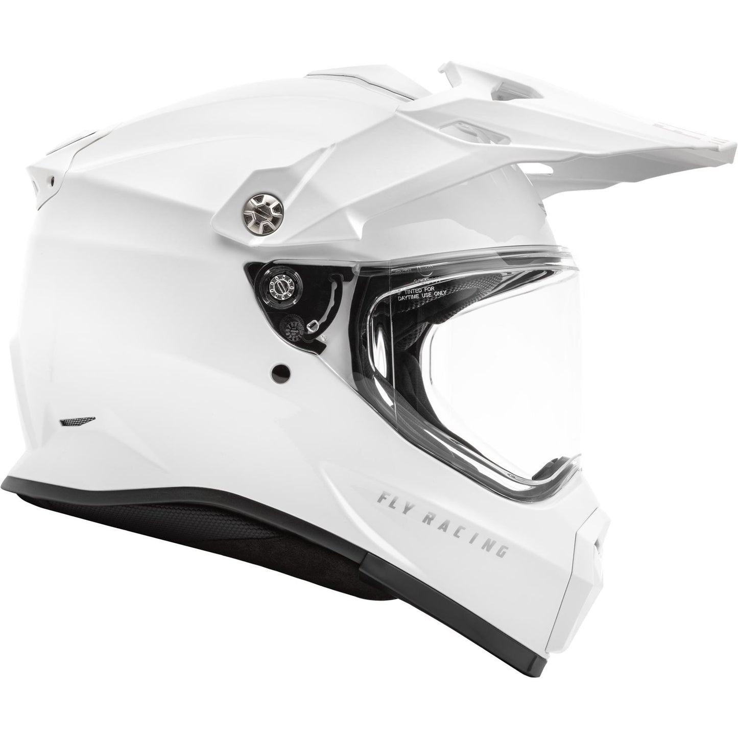 Fly Racing Trekker Solid Helmet - White - XL [MPN: 73-7037X]_1494790