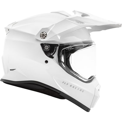 Fly Racing Trekker Solid Helmet - White - XL [MPN: 73-7037X]_1494790