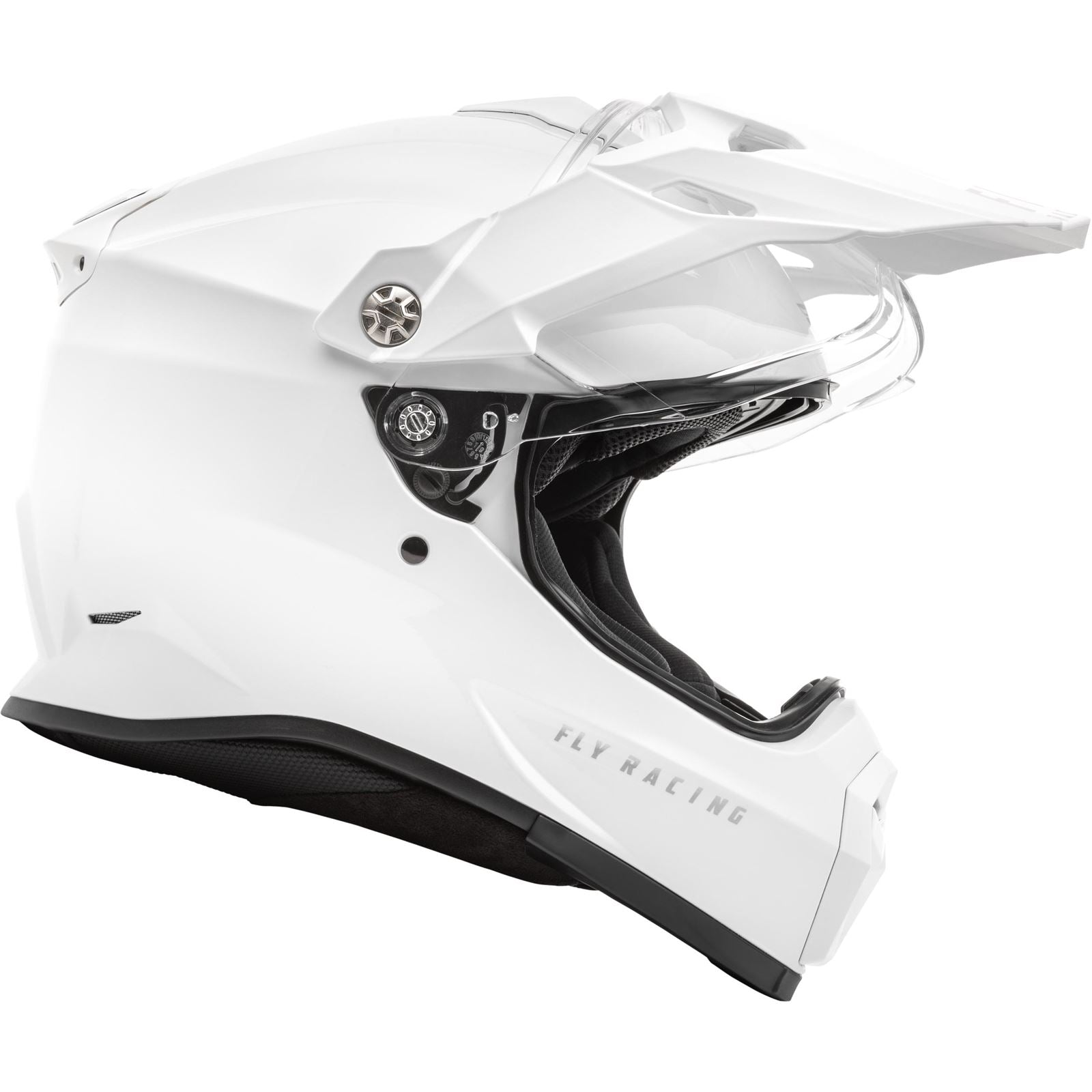 Fly Racing Trekker Solid Helmet - White - XL [MPN: 73-7037X]_1494782