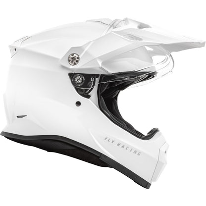 Fly Racing Trekker Solid Helmet - White - XL [MPN: 73-7037X]_1494782