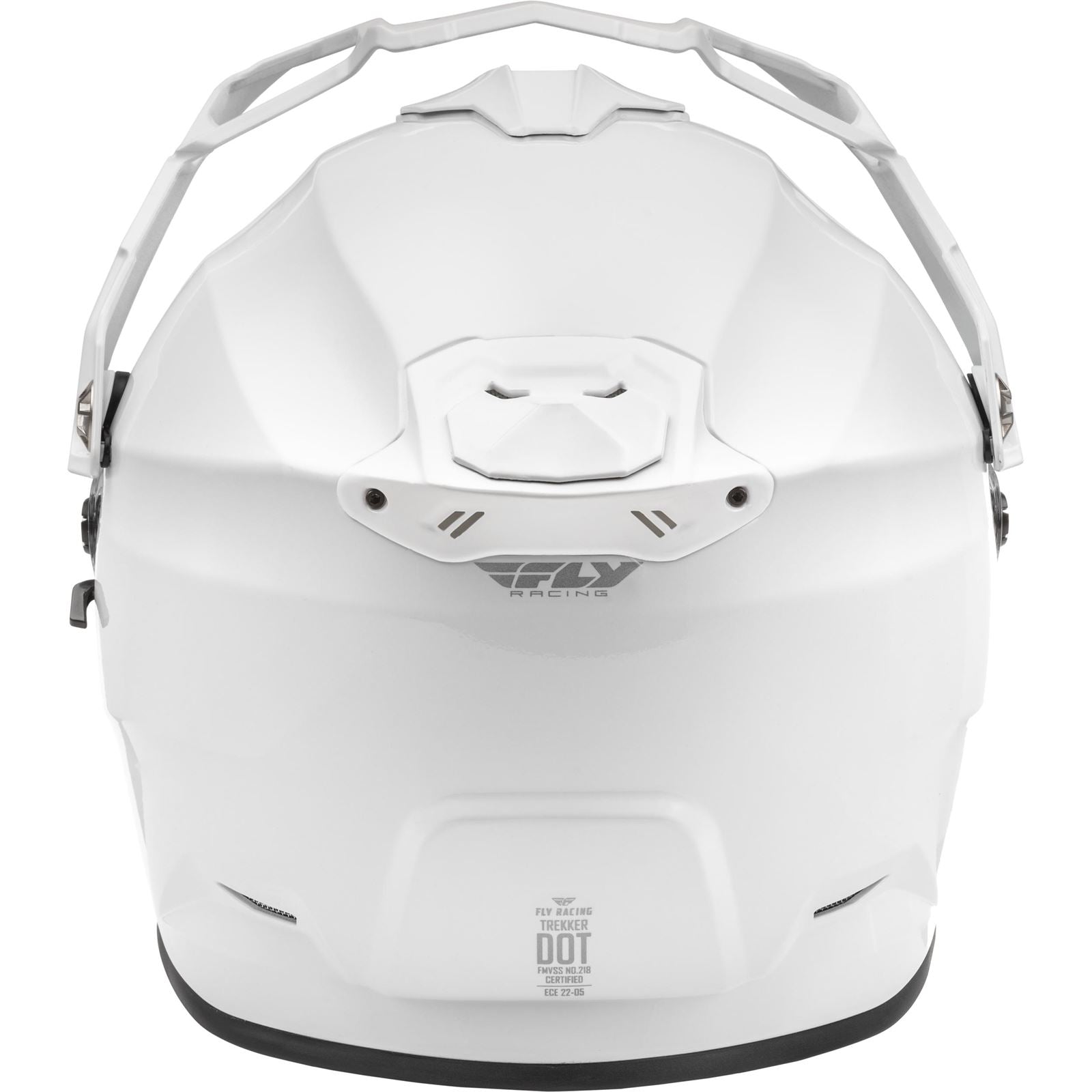 Fly Racing Trekker Solid Helmet - White_1494784