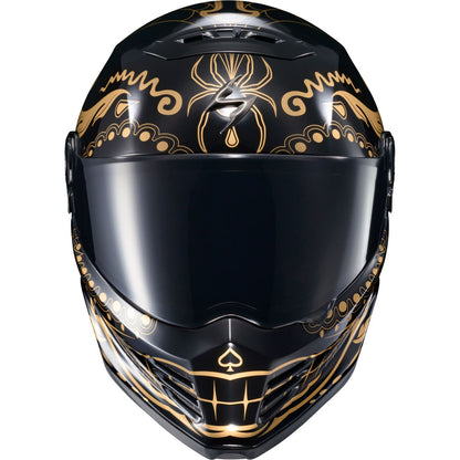 ScorpionEXO Covert FX Helmet El Malo - Gold/Gloss Black - 2XL OPEN BOX [MPN: CFX-1217]_1881944