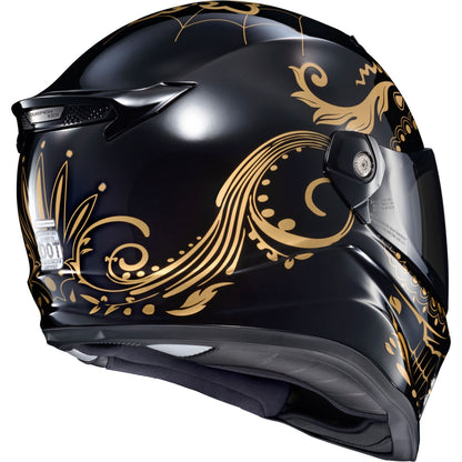 ScorpionEXO Covert FX Helmet El Malo - Gold/Gloss Black - 2XL OPEN BOX [MPN: CFX-1217]_1881945