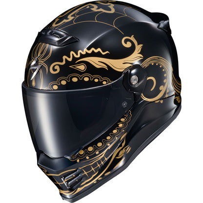ScorpionEXO Covert FX Helmet El Malo - Gold/Gloss Black - 2XL OPEN BOX [MPN: CFX-1217]_1881946