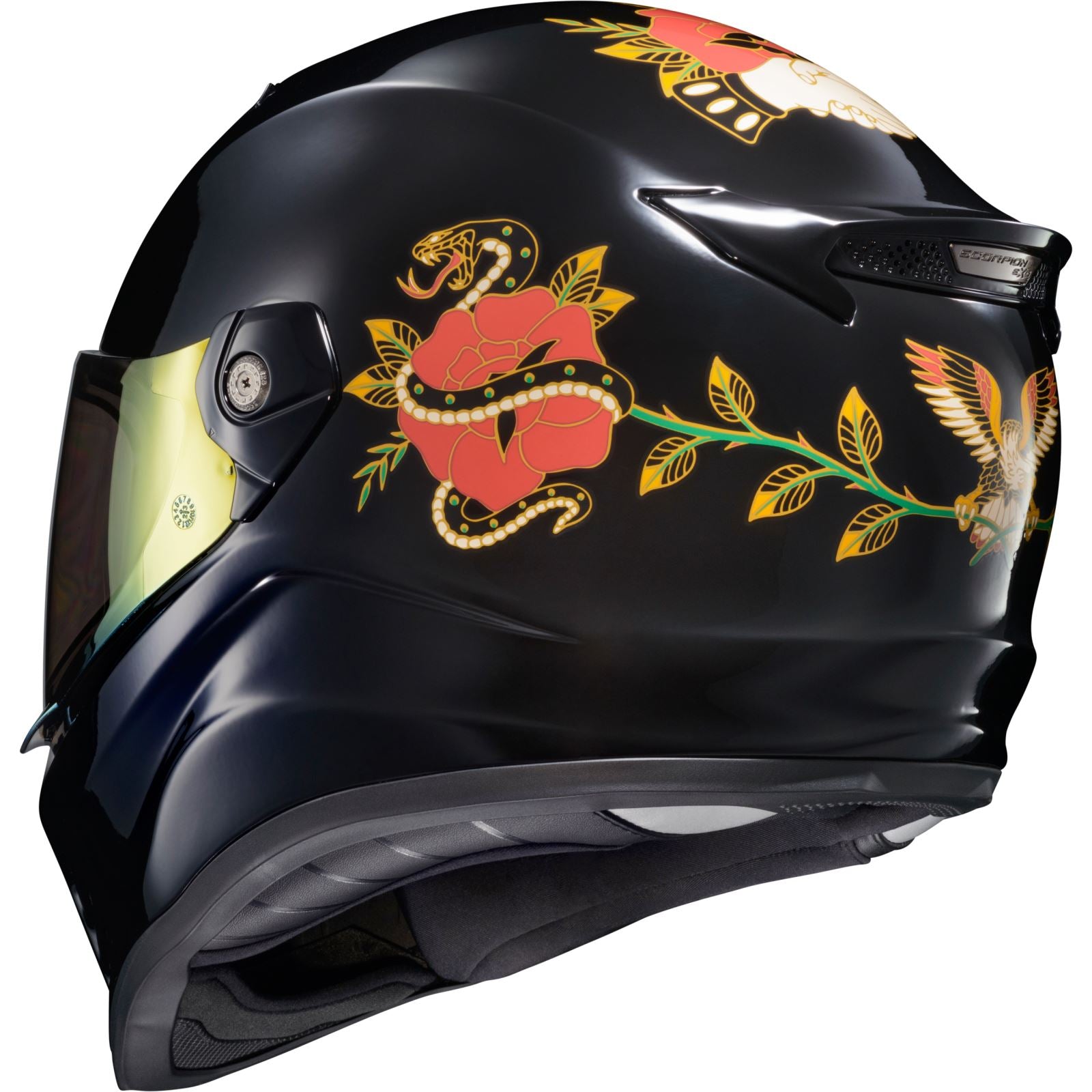 ScorpionEXO Covert FX Full Face Helmet - The Litas - Gloss Black - XS CFX-1002_1302998