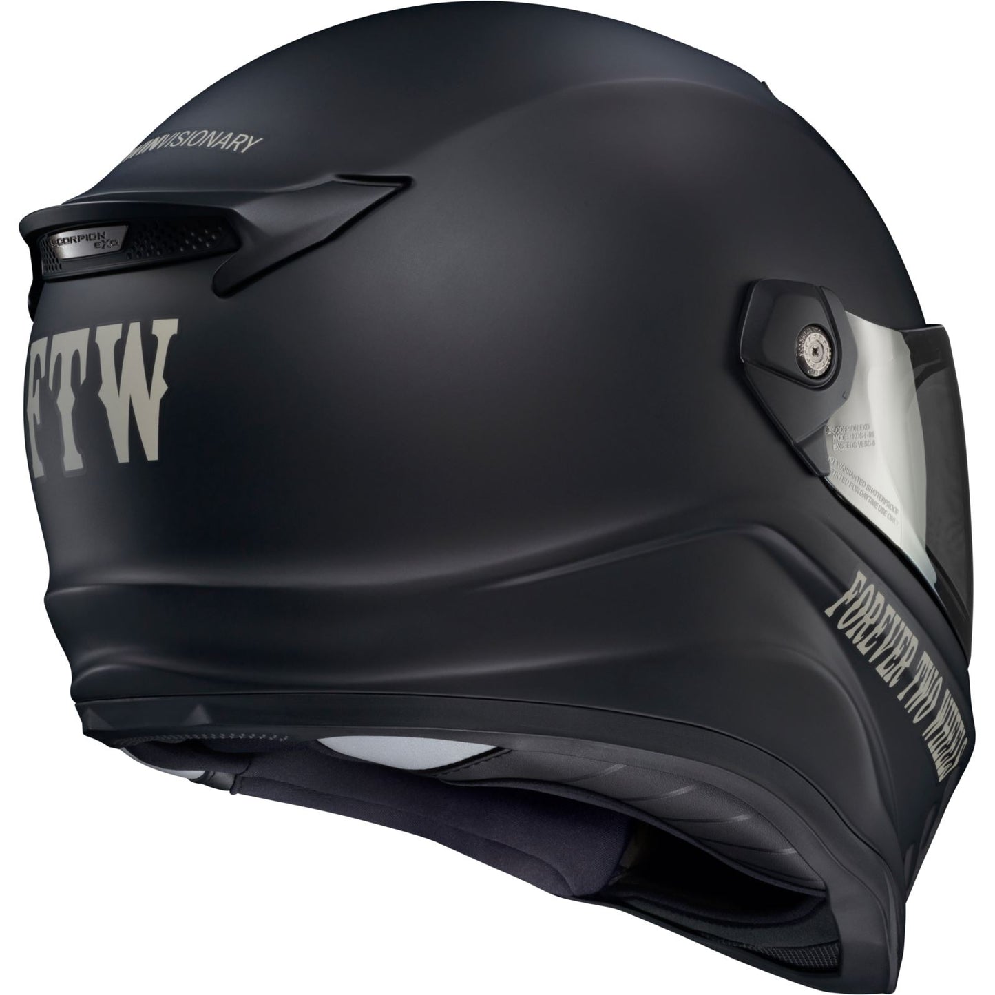 ScorpionEXO Covert FX Full Face Helmet - VTWIN Visionary - Matte Black_1303095