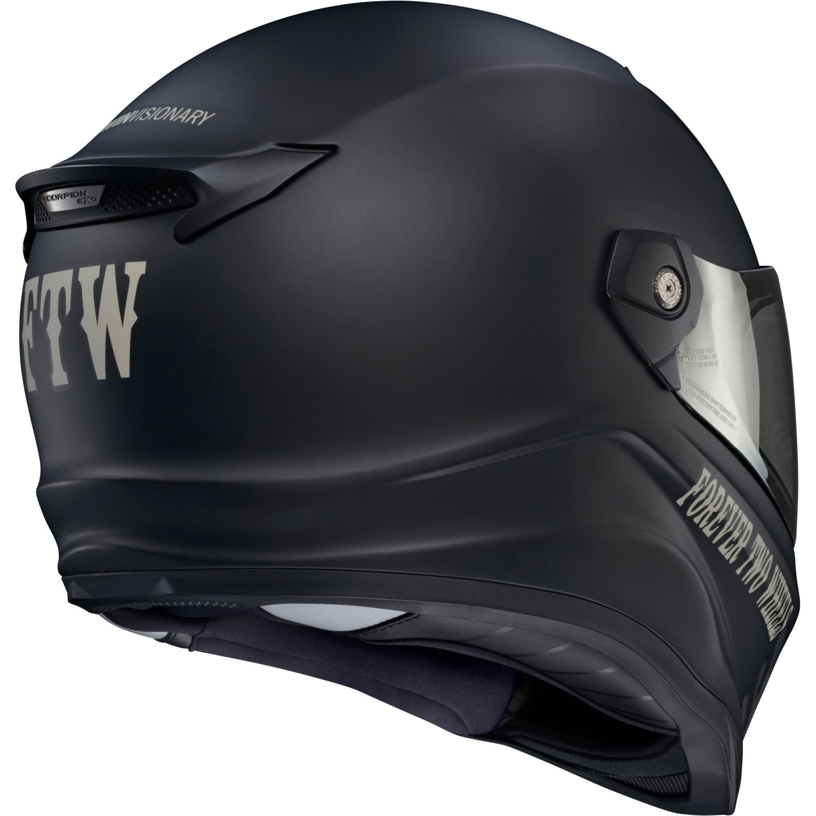 ScorpionEXO Covert FX Full Face Helmet - VTWIN Visionary - Matte Black_1303095