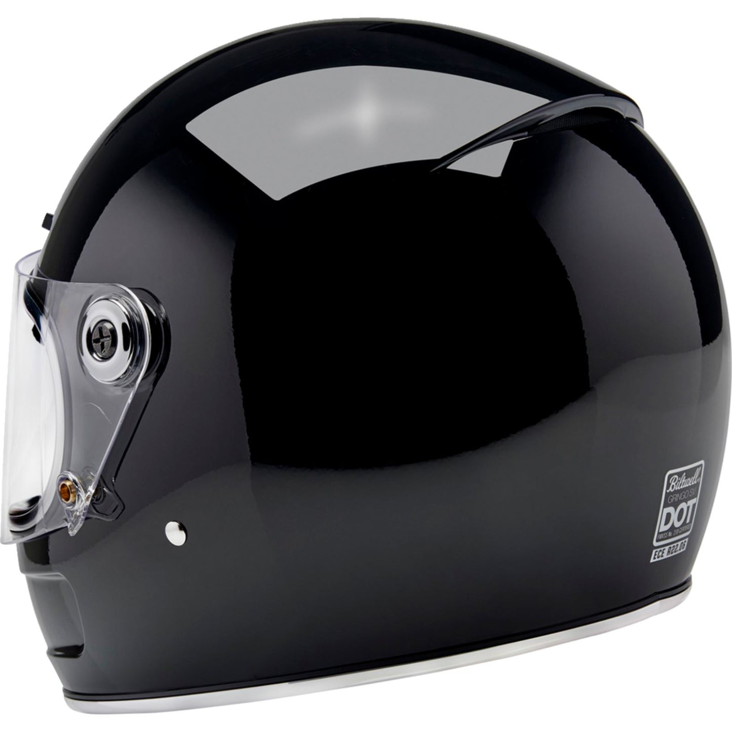 Biltwell Inc. Gringo SV Helmet - Gloss Black_1303064