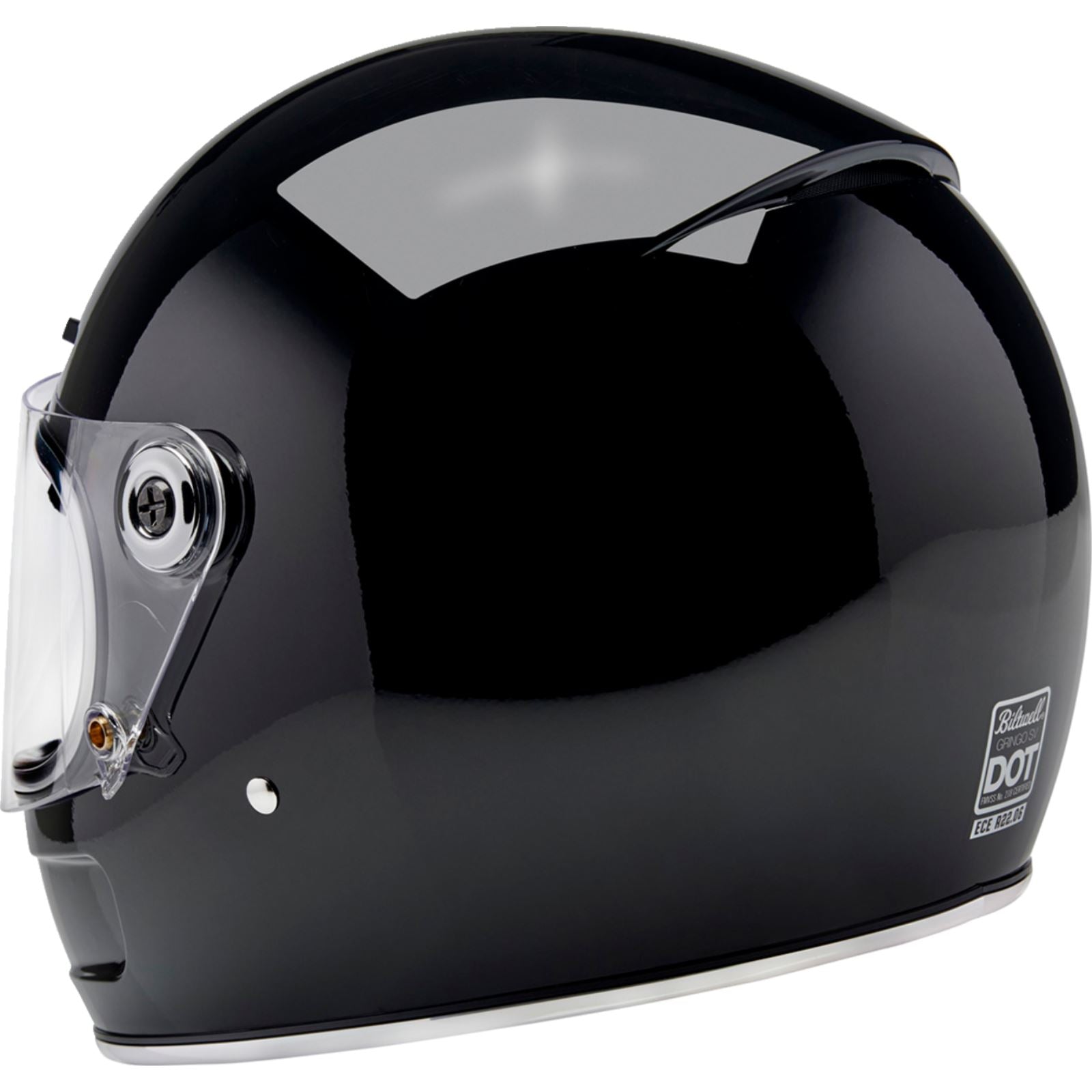 Biltwell Inc. Gringo SV Helmet - Gloss Black_1303064