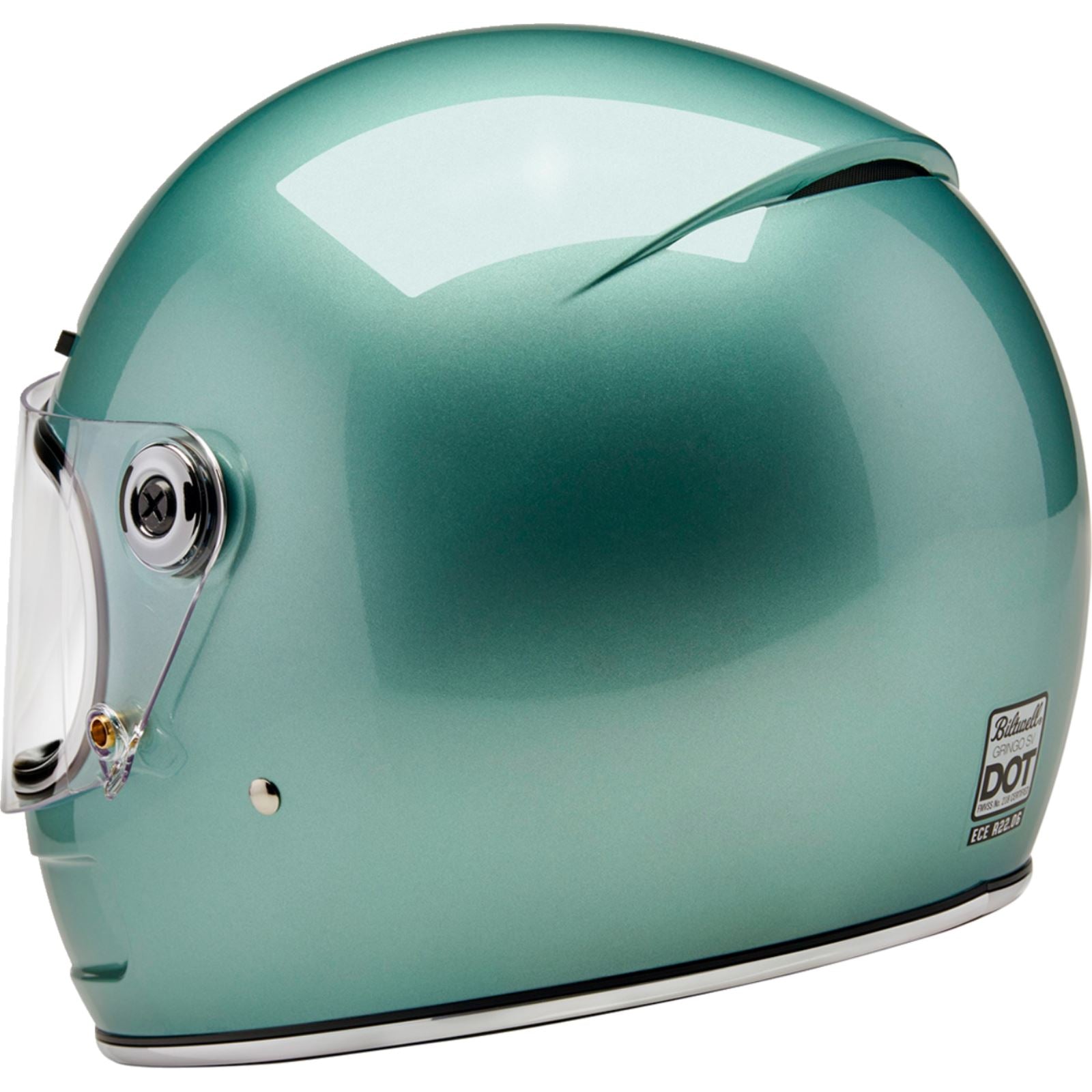 Biltwell Inc. Gringo SV Helmet - Metallic Seafoam_1303249