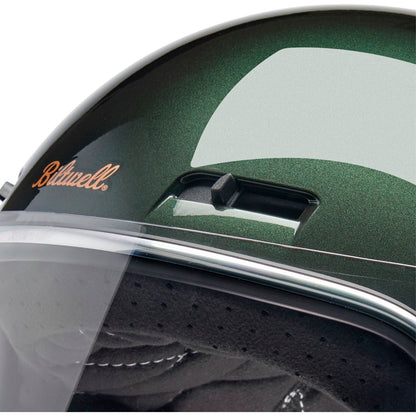 Biltwell Inc. Gringo SV Helmet - Metallic Sierra Green_1303443