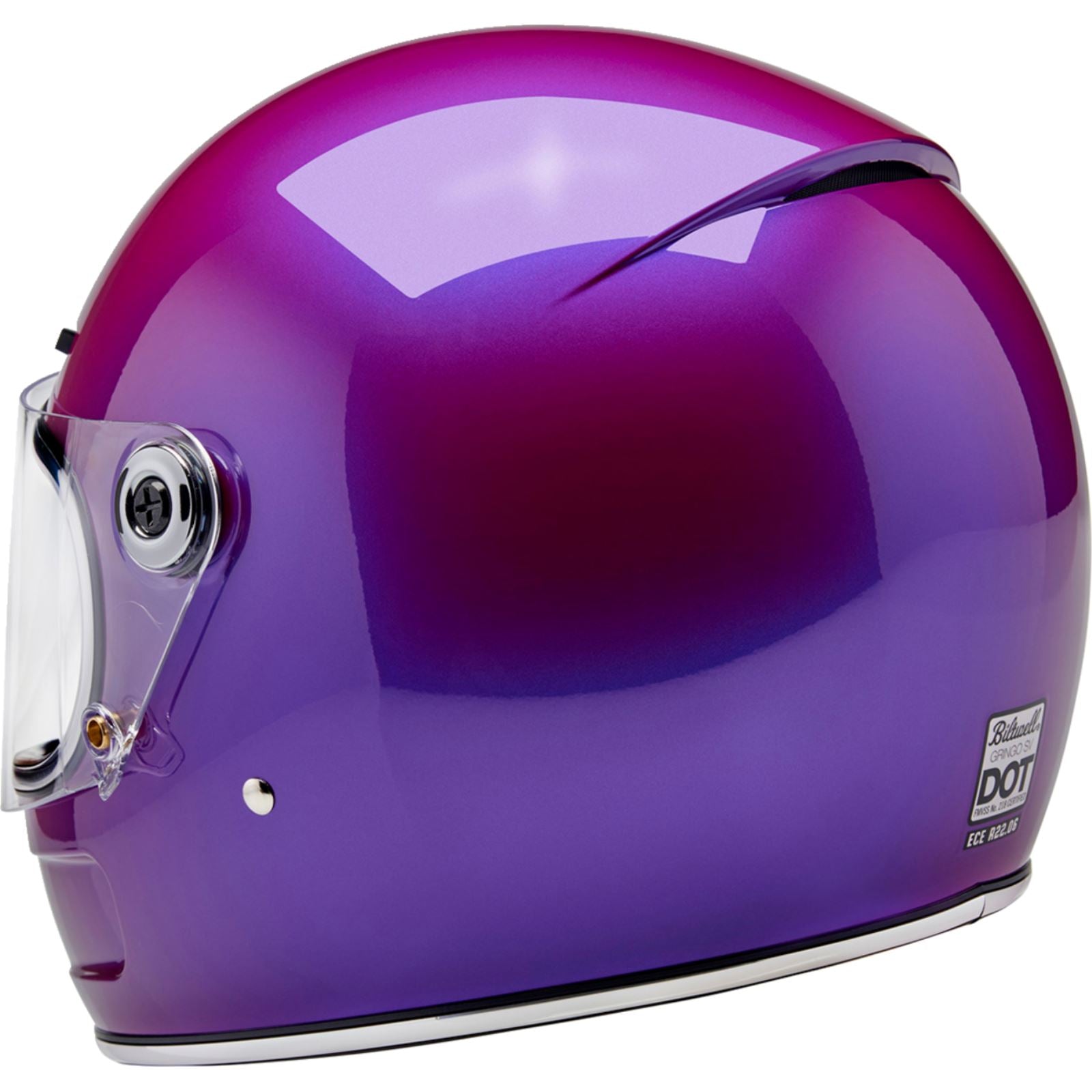 Biltwell Inc. Gringo SV Helmet - Metallic Grape_1303460