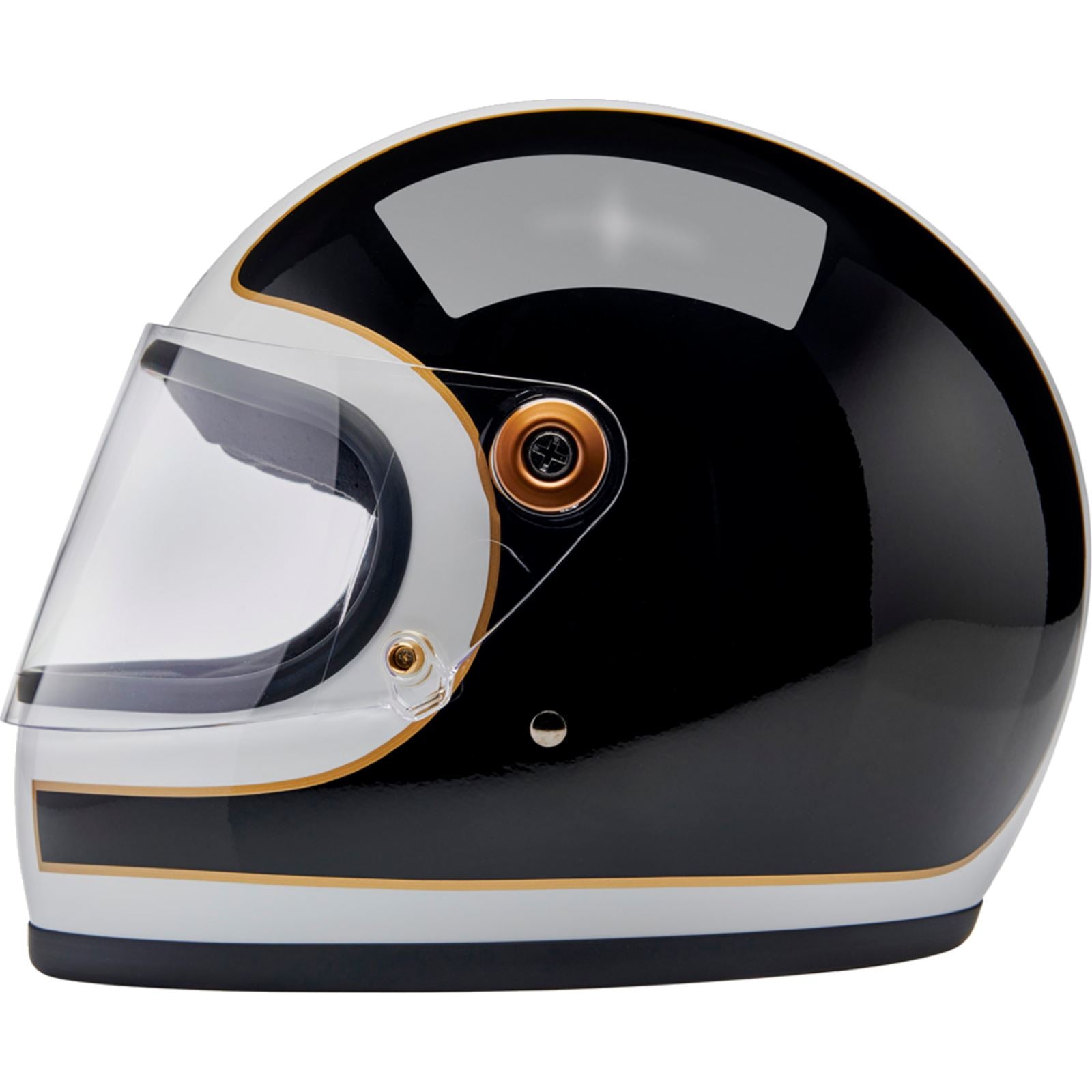 Biltwell Inc. Gringo S Helmet - Gloss White/Black Tracker_1303924