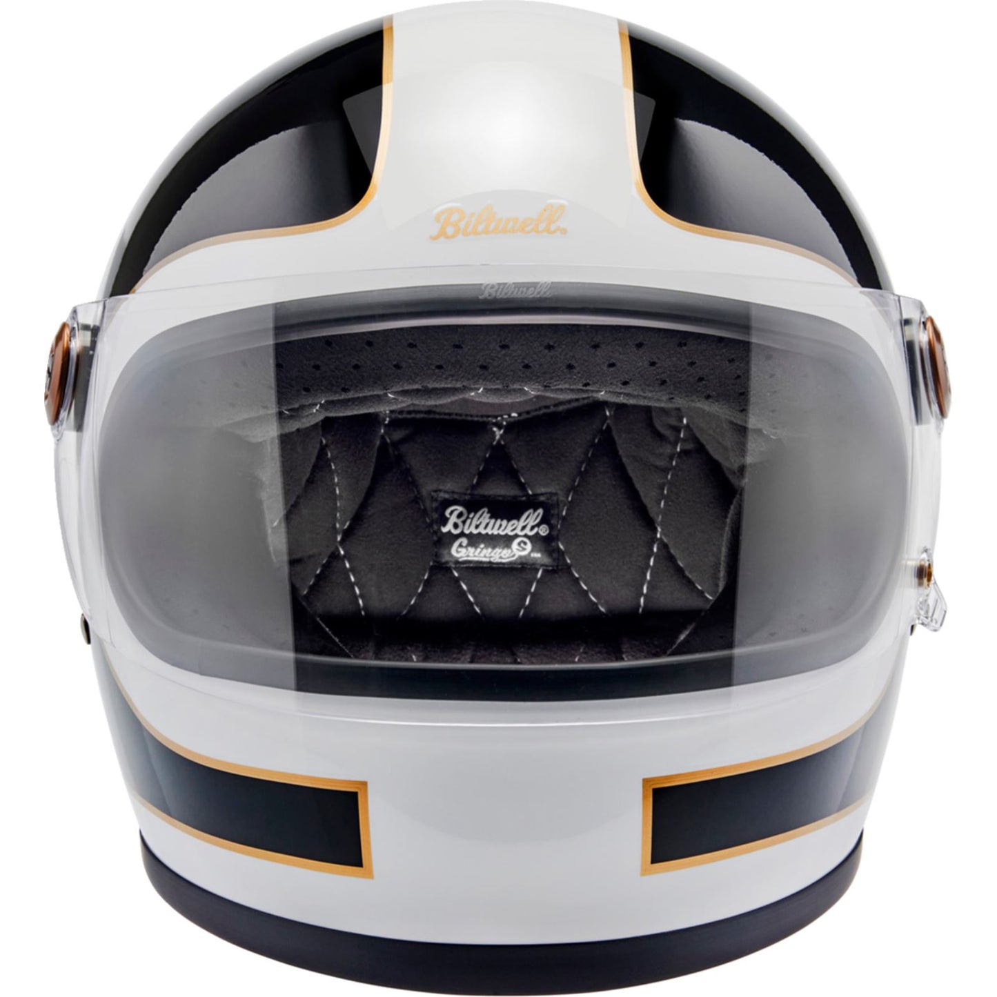 Biltwell Inc. Gringo S Helmet - Gloss White/Black Tracker_1303903