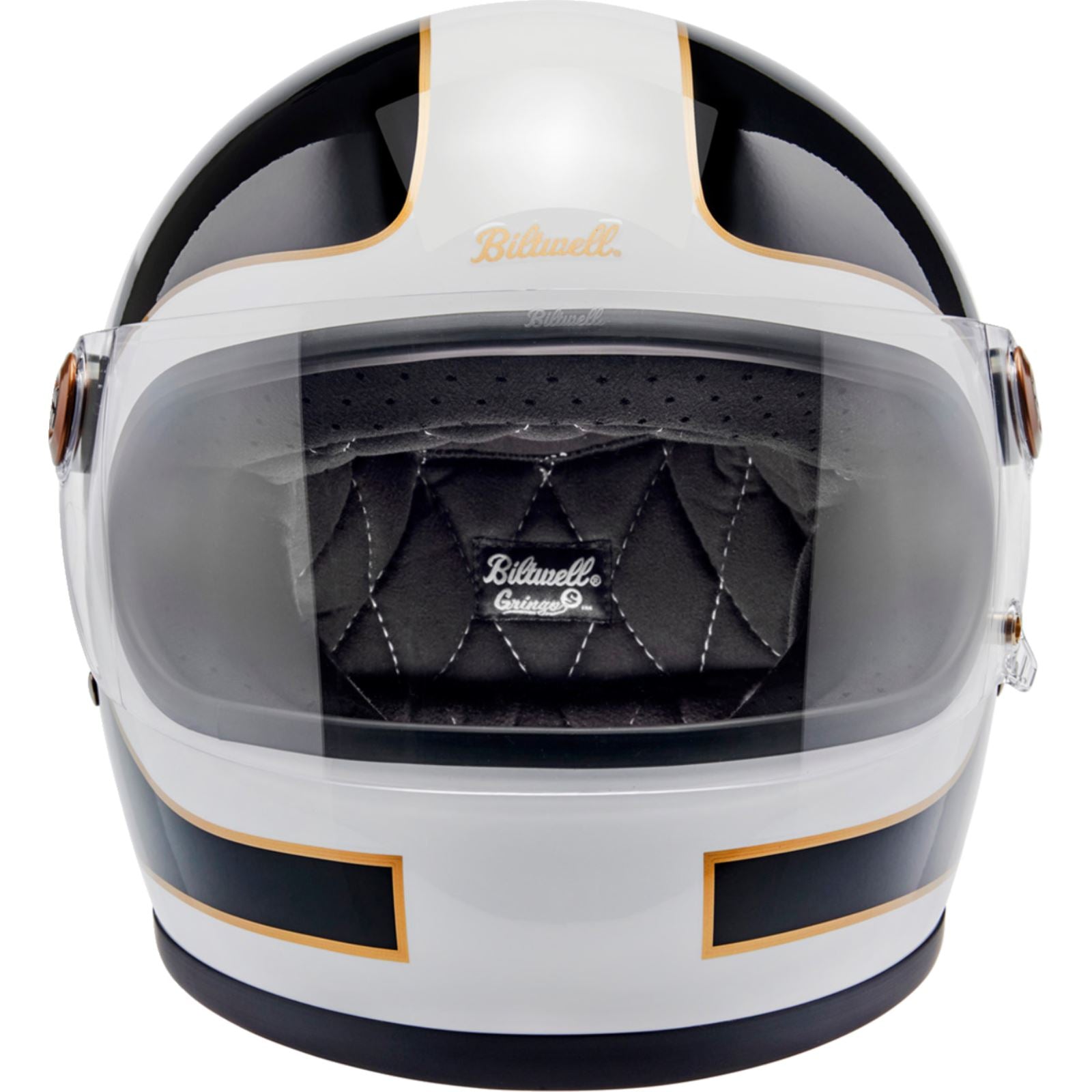 Biltwell Inc. Gringo S Helmet - Gloss White/Black Tracker_1303903