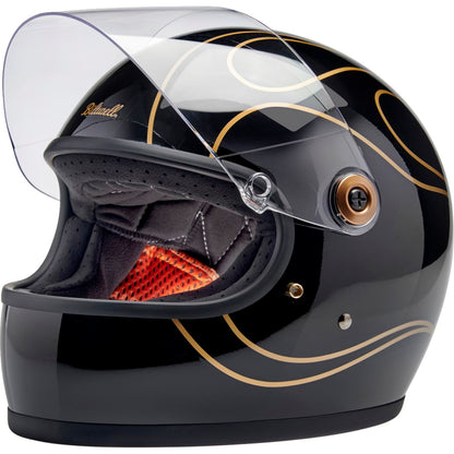 Biltwell Inc. Gringo S Helmet - Gloss Black Flames_1303997