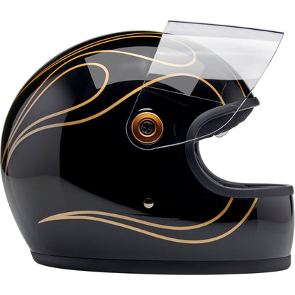 Biltwell Inc. Gringo S Helmet - Gloss Black Flames_1303974