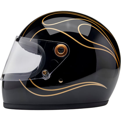 Biltwell Inc. Gringo S Helmet - Gloss Black Flames_1303952