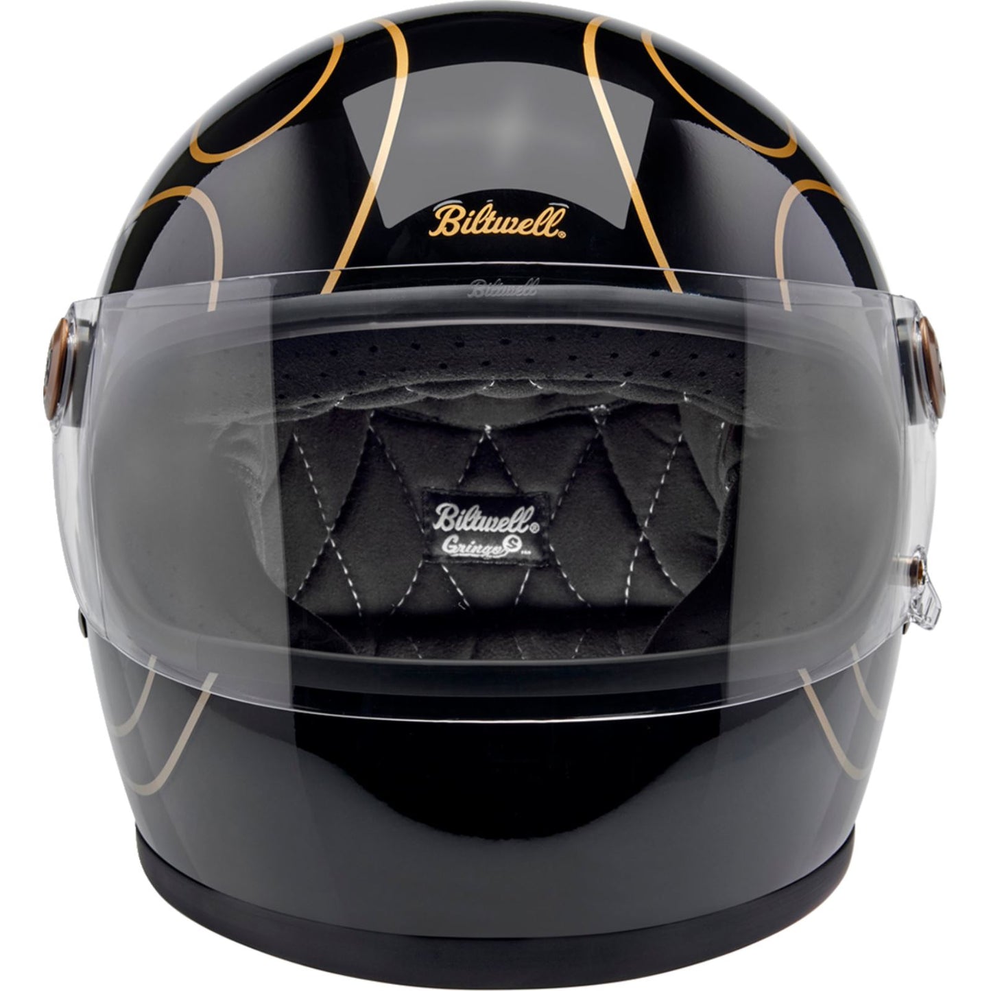 Biltwell Inc. Gringo S Helmet - Gloss Black Flames_1303953