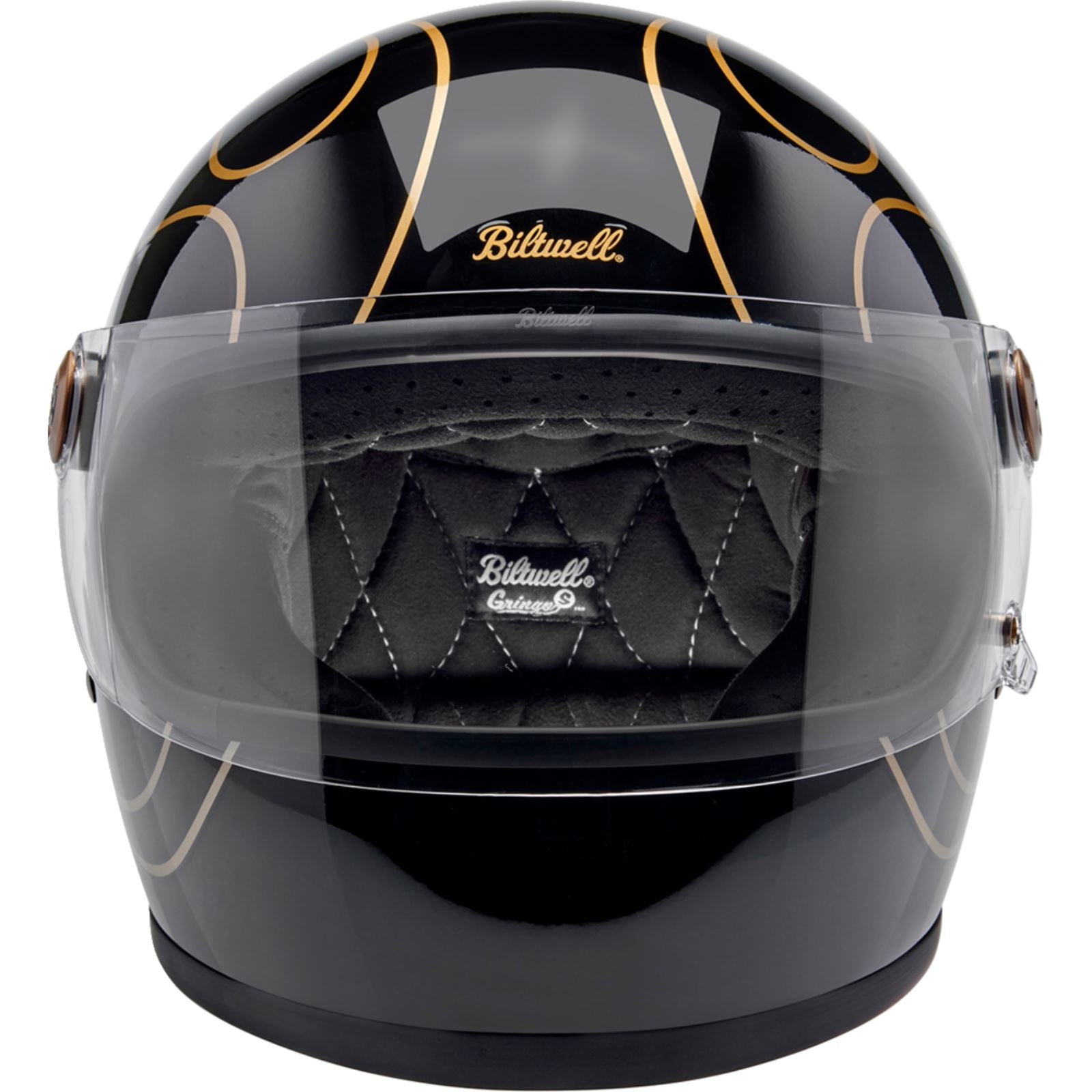 Biltwell Inc. Gringo S Helmet - Gloss Black Flames_1303953