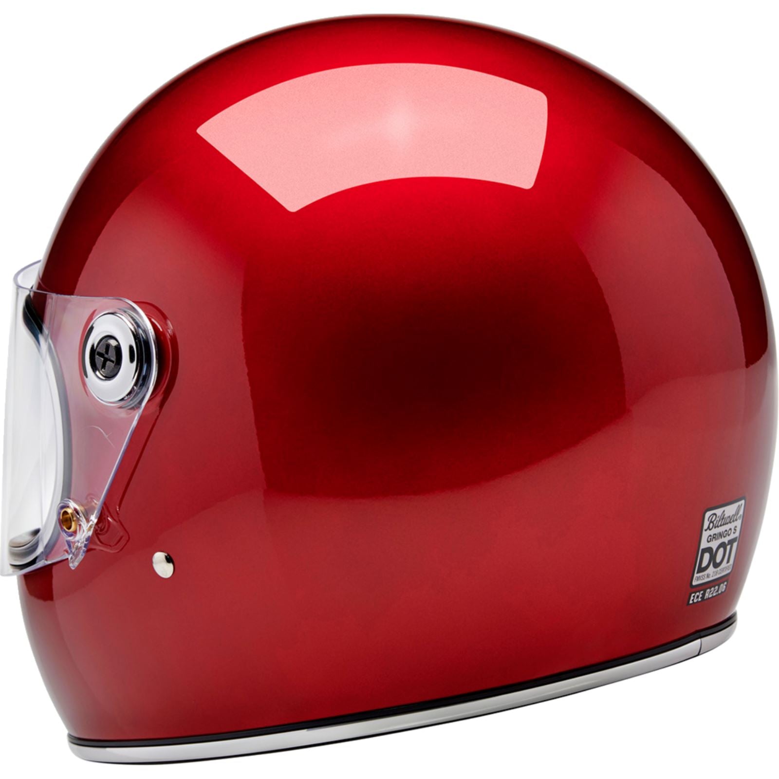 Biltwell Inc. Gringo S Helmet - Metallic Cherry Red_1304006