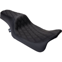 Drag Specialties Predator 1Up Seat - Vinyl - Double Diamond Black Stitch - FLH '08-'23 [MPN: 0801-1483]_1304164